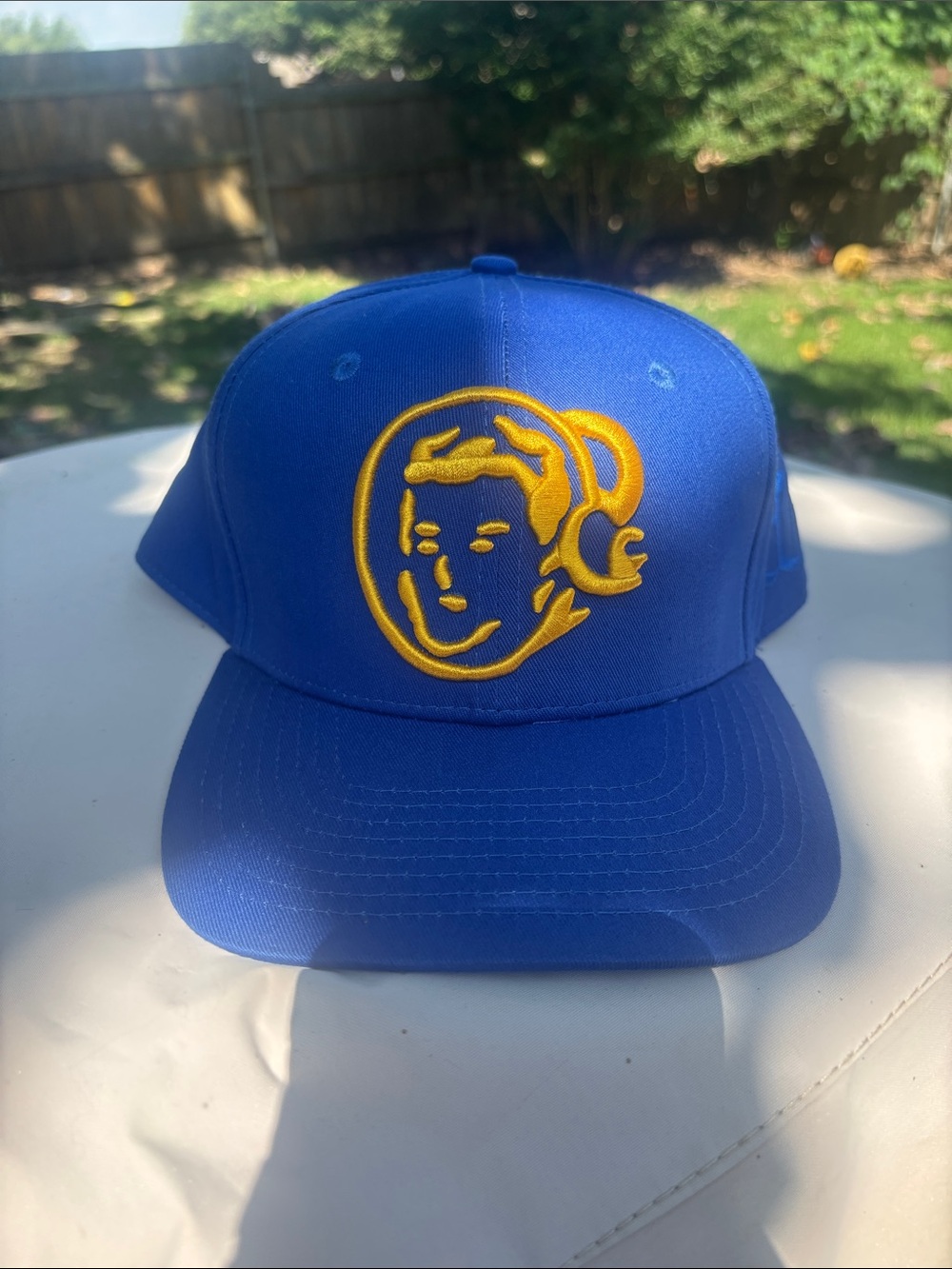 Billionaire Boys Club Two-Tone Snapback Cap - Blue & Yellow
